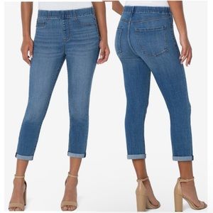 Liverpool Los Angeles Chloe Pull-On Jeans in Brinkley - Size 6/28